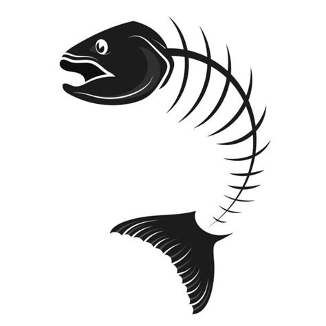 fish skeleton vector|4,500+ Fish Skeleton Stock Illustrations, Royalty.